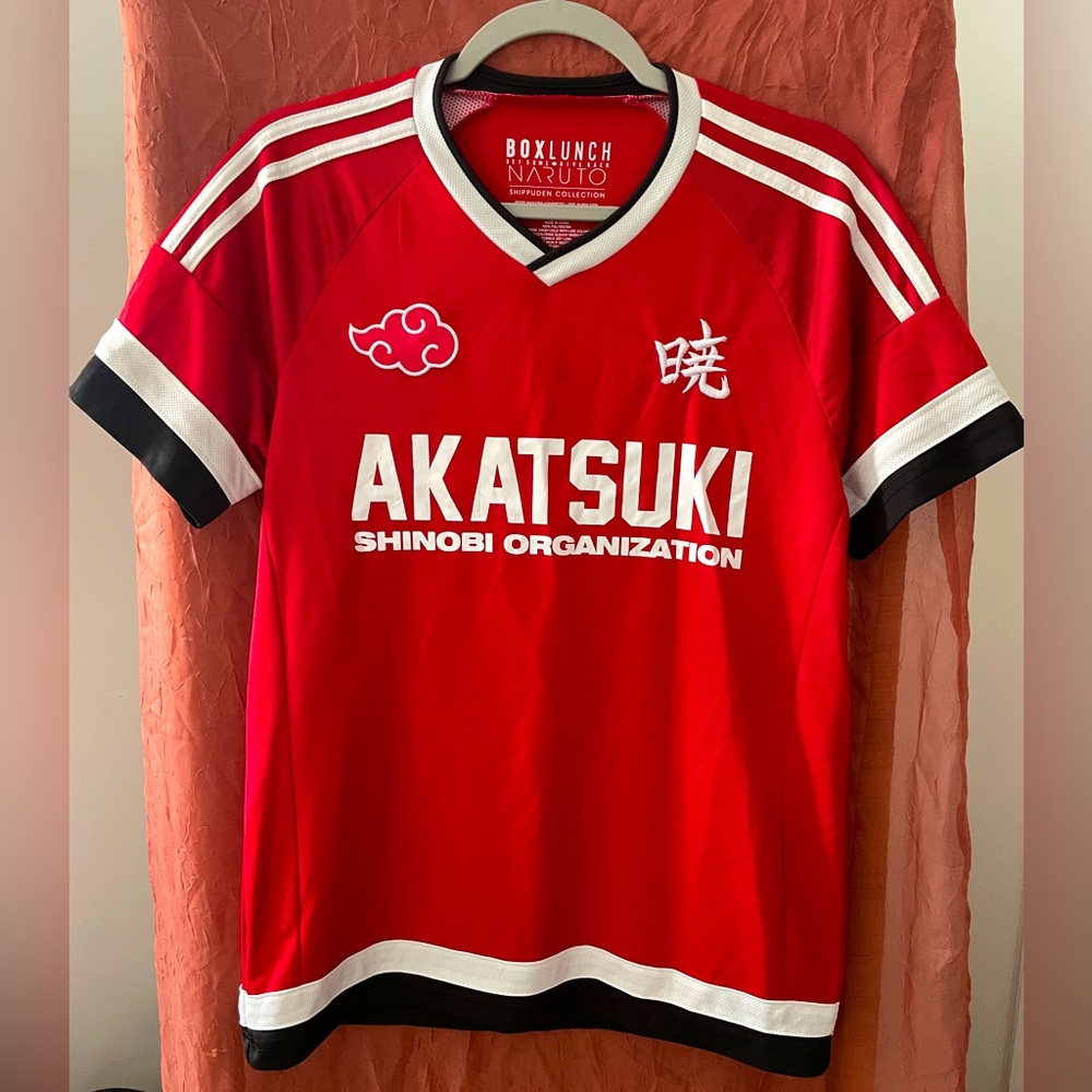 Boxlunch like new red Naruto jersey. Size small